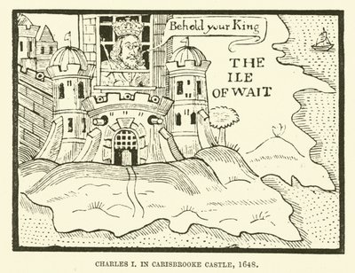 Charles I in Carisbrooke Castle by English School