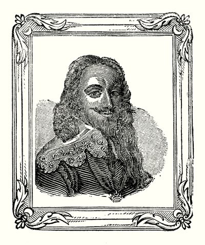 Charles I was Born in 1600, Crowned in 1625, and Beheaded in 1649 by English School