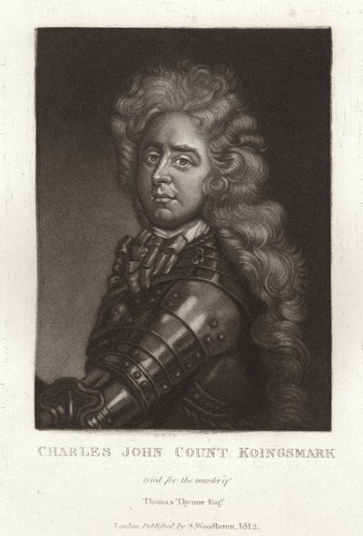 Charles John Count Koingsmark by English School