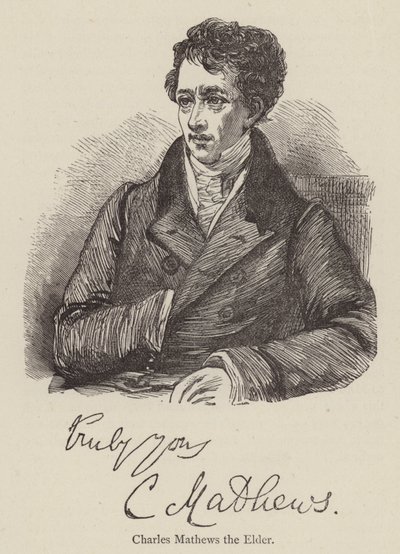 Charles Mathews the Elder by English School