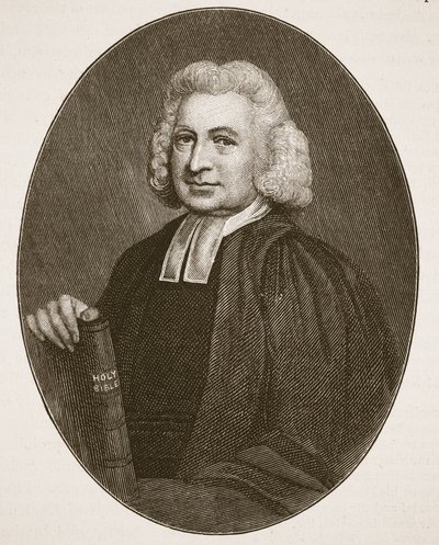 Charles Wesley, illustration from The Church of England: A History for the People by H.D.M. Spence-Jones by English School