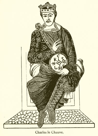 Charles the Bald by English School