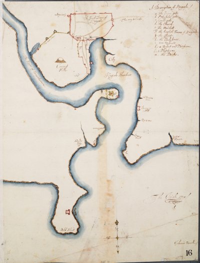 Chart of Kinsale by English School