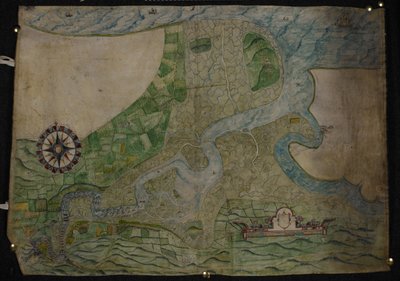 Chart of the course of the River Medway from Rochester to The Nore by English School