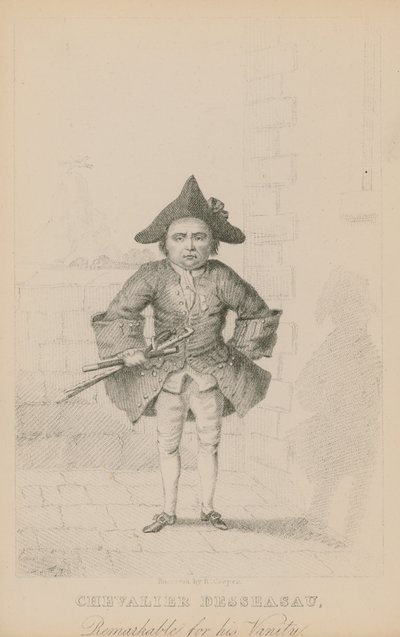 Chevalier Desseasau, Remarkable for His Vanity by English School