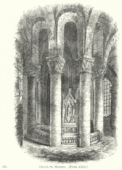 Chevet, St Menoux by English School