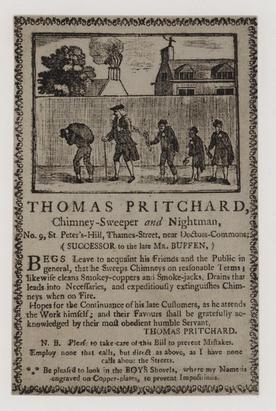 Chimney Sweeps, Thomas Pritchard by English School