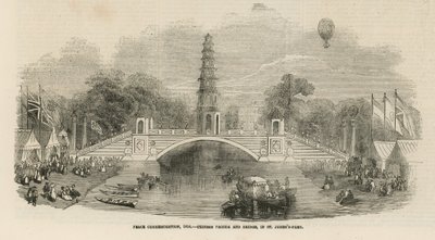 Chinese Pagoda and Bridge in St James