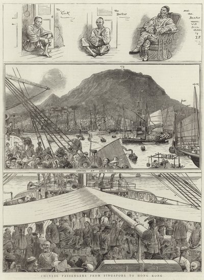 Chinese Passengers from Singapore to Hong Kong by English School
