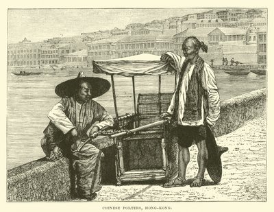 Chinese Porters, Hong-Kong by English School