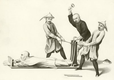 Chinese Punishment of the Rack by English School