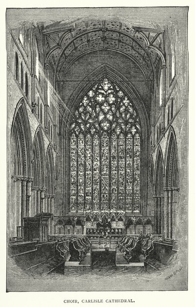 Choir, Carlisle Cathedral by English School