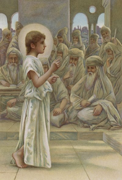 Christ in the Midst of the Doctors by English School