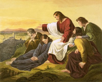Christ Prophesying Over Jerusalem by English School