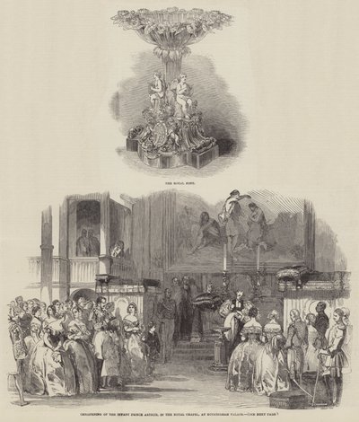 Christening of the Infant Prince Arthur, in the Royal Chapel, at Buckingham Palace by English School