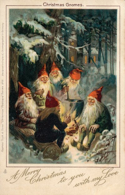 Christmas Gnomes by English School