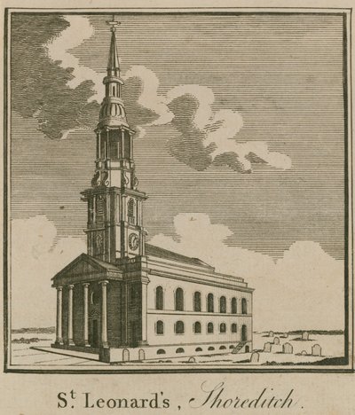 Church of St Leonard, Shoreditch by English School