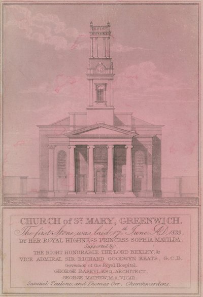 Church of St Mary, Greenwich by English School