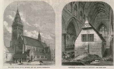 Church of St Michael and All Angels, Shoreditch by English School