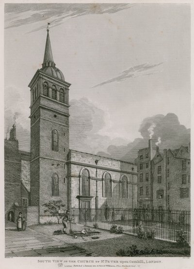 Church of St Peter upon Cornhill, London by English School