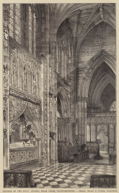Church of the Holy Angels, Hoar Cross, Staffordshire by English School
