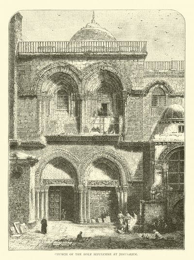 Church of the Holy Sepulchre at Jerusalem by English School