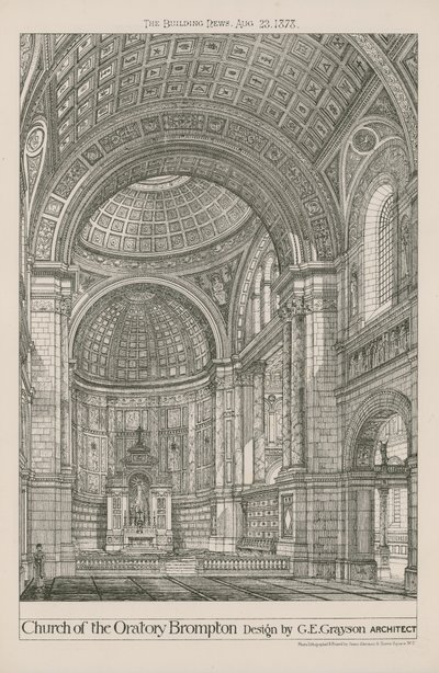 Church of the Oratory Brompton by English School