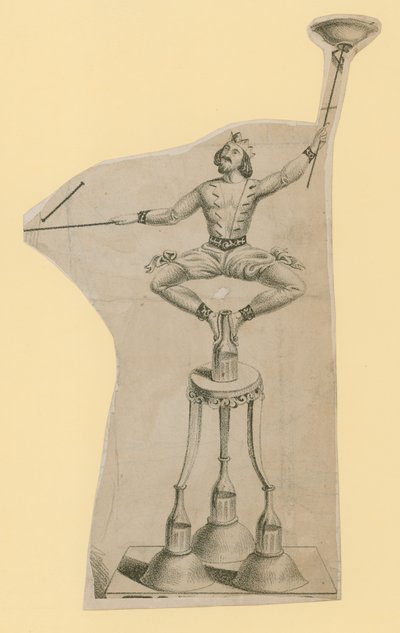 Circus juggler by English School