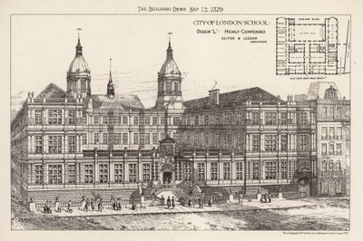City of London School; Highly Commended Design by English School