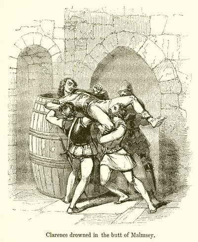 Clarence Drowned in the Butt of Malmsey by English School