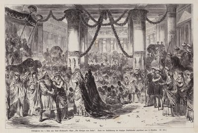 Closing scene of Act I of Karl Goldmark