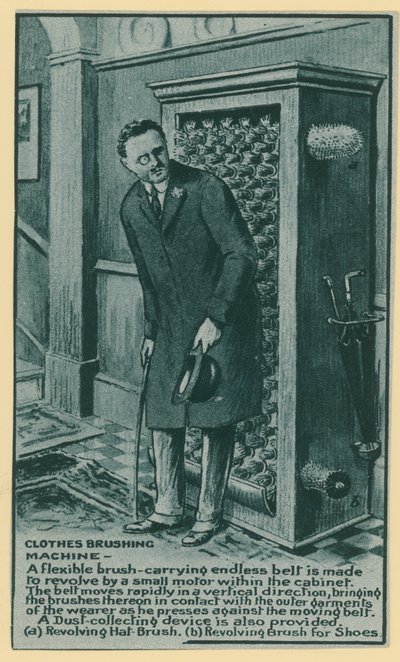 Clothes brushing machine by English School