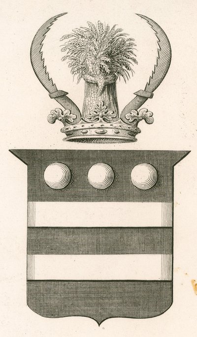 Coat of Arms of Sir Edward Hungerford by English School