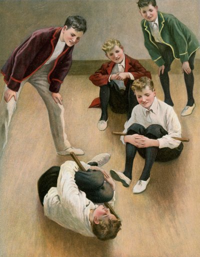Cock-Fighting by English School