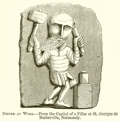 Coiner at Work by English School