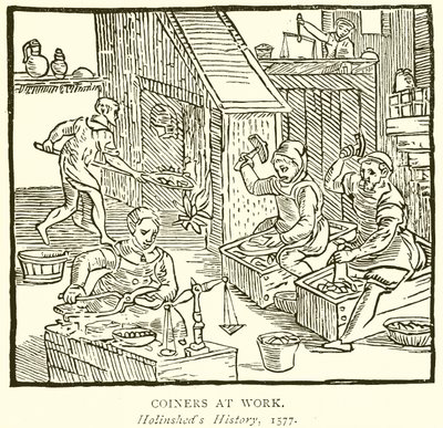 Coiners at Work by English School