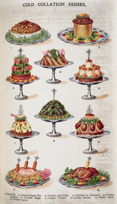 Cold Collation Dishes, from 