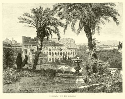 Coliseum, from the Palatine by English School