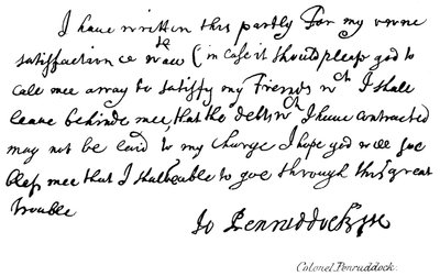 Colonel Penruddock by English School
