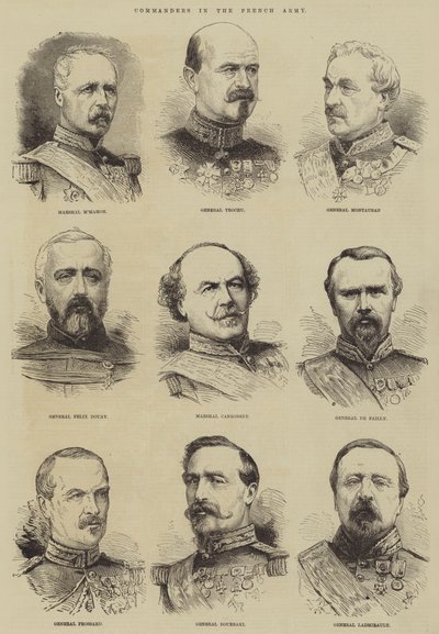 Commanders in the French Army by English School