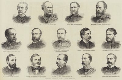 Commanding Officers for the War in Egypt by English School