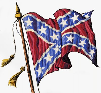 Confederate Flag by English School
