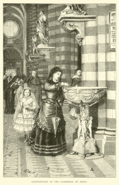 Confirmation in the Cathedral of Siena by English School