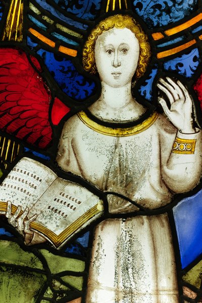 The Mighty Angel and Seven Thunders by English School