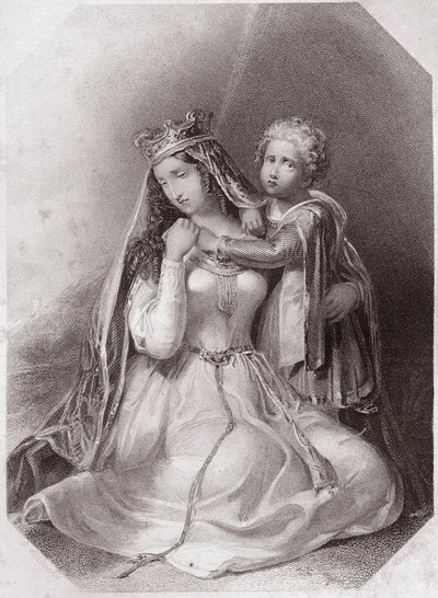 Constance of Brittany, widow of Geoffrey Plantagenet - 