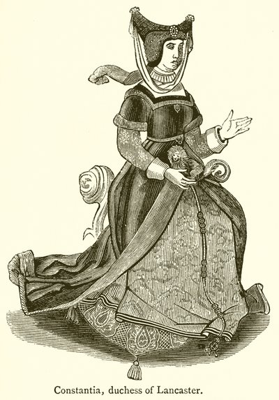 Constantia, Duchess of Lancaster by English School