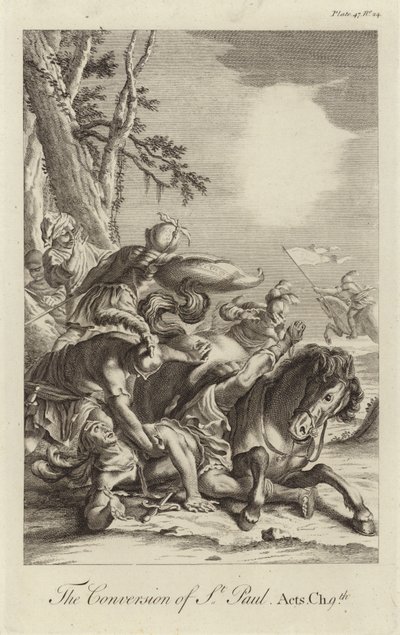 Conversion of St. Paul by English School