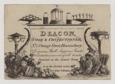 Cook & Confectioner, Deacon by English School