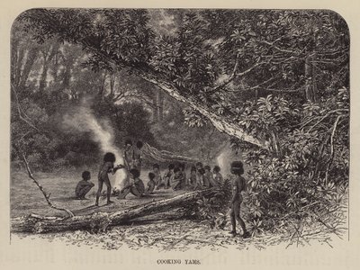 Cooking Yams by English School