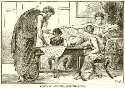 Cornelia and the Gracchi: Types by English School